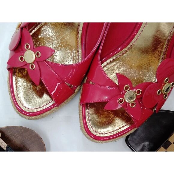Louis Vuitton Pink Wedges - Picture 5 of 6